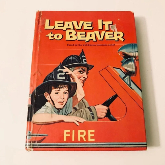 Vintage 1962 Leave It To Beaver Fire Whitman Hardcover - Picture 1 of 16